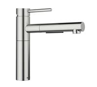 Blanco Alta II - Mitigeur d'évier avec douchette extractible, inox 527544