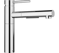 Blanco Alta II - Mitigeur d’évier avec douchette extractible, rabattable sous la fenêtre, chrome 527557