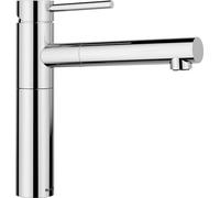 BLANCO ALTA-S II Robinet de cuisine en chrome basse pression avec tuyau extractible Clapet anti-retour Cartouche en céramique Qualité d'eau garantie et économie d'eau