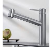 Blanco Ambis Mitigeur de cuisine pivotant, avec douchette extractible, 525124,