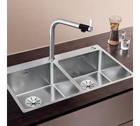 Blanco Évier de cuisine Andano 400/400-IF/A acier inoxydable 82,5 x 50 cm 525249