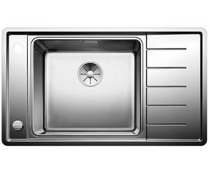 Blanco Andano - Sink 86x50 cm avec commande excentrique et un bol inox 523002