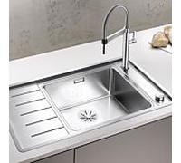 Blanco ANDANO XL 6 S-IF Évier compact 523001 86 x 50 cm, Inox soie, droite, télécommande de vidange avec commande rotative