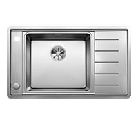 Blanco ANDANO XL 6 S-IF Évier compact 523002 86 x 50 cm, Inox soie, gauche, télécommande de vidange avec commande rotative