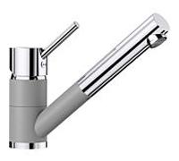 Blanco Antas -s robinet de cuisine 516765 basse pression, aspect SILGRANIT alumétallique / chrome