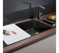 Blanco Axia III XL 6 S évier en granit 100x51 cm noir 525857