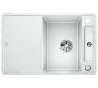 BLANCO AXIA III 45 S-F, SILGRANIT® PuraDur®, blanc, réversible, planche à découper en verre incluse