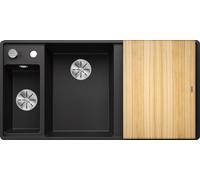 BLANCO AXIA III 6 S-F SILGRANIT noir