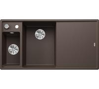 Blanco Axia III 6 S Silgranit avec planche en verre CAFE