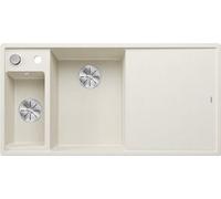Blanco Axia III 6 - Évier en silgranit 100x51 cm, avec commande de vidage et accessoires, InFino, blanc doux 527043