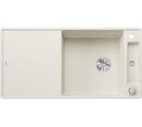 Blanco Axia III XL 6 - Évier en silgranit, 99x50 cm, avec commande de vidage et accessoires, InFino, blanc doux 527054