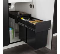 Blanco Botton II - Poubelle encastrable, cloisonnée, 30 l 526376