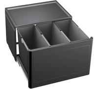 Blanco Botton Pro 45/2 Système de tri des déchets automatique Plastique Noir, Plastique, Noir, 60 cm Unterschrank