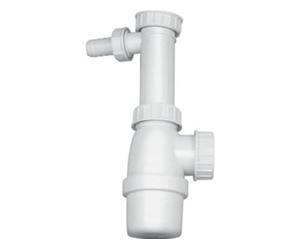 BLANCO Bouchon anti-odeurs de bouteille 1 1/2" avec raccord lave-vaisselle | Sortie pour tuyau 40 mm, foncé