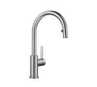 Blanco Candor S - Mitigeur d’évier avec douchette extractible, inox brossé 523121