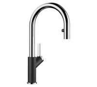 Blanco Mitigeur de cuisine Carena-S Vario bec extractible sur pied chrome/noir 526172