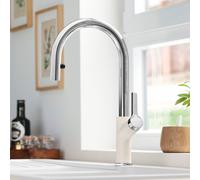 Blanco Carena Mitigeur de cuisine pivotant, avec douchette extractible, 526931,