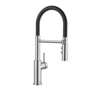 Blanco Catris S - Mitigeur d'évier avec bras flexible et douchette, noir / inox 525792