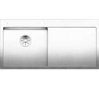 Blanco CLARON 5 S-IF 1000 x 510 mm inox 521626 1 évier Avec égouttoir Cuve à gauche Aspect affleurant