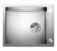 Blanco CLARON XL60-IF DampfgarPlus évier 521641 56x48cm, acier inoxydable, télécommande de vidange PushControl