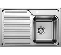 Blanco CLASSIC 40 S 780 x 510 mm inox satiné 511124 Cuve à droite Avec égouttoir