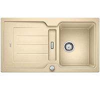 Blanco Classic Neo 5 S 520950 Évier de cuisine, en granit, en Silgranit PuraDur, 1 pièce, champagne
