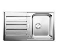 Blanco Classic Pro - Évier, 86x51 mm, avec commande excentrique, InFino, inox 523661