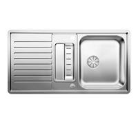 Blanco Classic Pro - Évier, 92x51 mm, avec commande excentrique et accessoires, InFino, inox 523663
