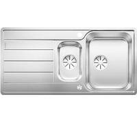 Blanco Classimo - Évier, 10x5 cm, avec commande du vidage, InFino, inox brossé 525328