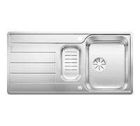 Blanco Classimo - Évier, 100x50 mm, avec commande excentrique et accessoires, InFino, inox brossé 525329