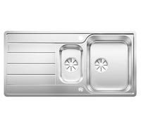 Blanco Classimo - Évier, 10x5 cm, avec commande du vidage, InFino, inox brossé 525328