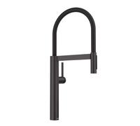 Blanco Culina S - Mitigeur d'évier avec bras flexible et douchette, noir mat 527464