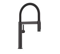 Blanco Culina S - Mitigeur d'évier avec bras flexible et douchette, noir mat 527468