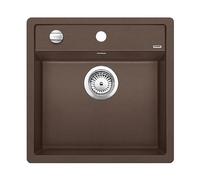 BLANCO DALAGO 5 - Évier au Design Moderne pour Sous-meubles de 50 cm de large - En Composite de Granit SILGRANIT - Marron - 518529