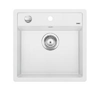 BLANCO DALAGO 5 - Évier au Design Moderne pour Sous-meubles de 50 cm de large - En Composite de Granit SILGRANIT - Blanc - 518524