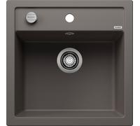 Blanco Évier Dalago 5 Silgranit 52×51 cm avec commande du vidage Gris volcanique
