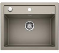 Blanco Évier Dalago 6 – Silgranit 62x51 cm, commande excentrique, Tartufo 517320