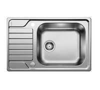 Blanco Dinas XL 6 - Évier, 78x50 cm, avec commande du vidage, inox brossé 525120