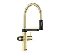 BLANCO drink.soda EVOL-S Pro | Robinet de cuisine Soda en or satiné | Eau refroidie en silencieuse, moyenne et gazeuse | Avec application | Mousseur d'eau | Réglage de la quantité Click & Touch | [16