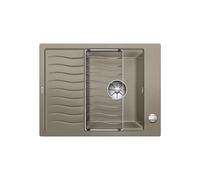 Blanco Elon 45 - Évier en silgranit, 65x50 mm, avec commande excentrique et accessoires, InFino, tartufo 524821