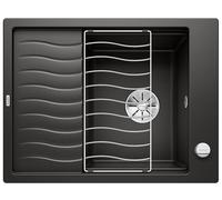 Blanco Elon 45 S évier en granit 65x50 cm noir 525879