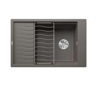 Blanco Elon XL 6 - Évier en silgranit 78x50 cm, avec accessoires, InFino, gris 527252