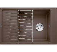 Blanco Elon XL 6 - Évier en silgranite, 78x50 cm, avec accessoires, InFino, café 524843