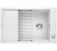 BLANCO ELON XL 6 S, SILGRANIT® PuraDur®, blanc, réversible, avecde vidage, avec accessoires