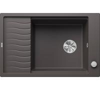 BLANCO ELON XL 6 S, SILGRANIT® PuraDur®, gris roche, réversible, avecde vidage à distance, avec accessoires