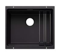 Blanco Etagon 500 - Évier en silgranit 53x46 cm, avec accessoires, noir 527754