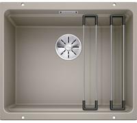 Blanco Etagon 500 - Évier en silgranite, 53x46 cm, avec rails, tartufo 522234