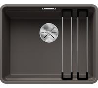 Blanco Évier Etagon 500-F Silgranit Gris Volcan – Affleurant pour meuble 60 cm