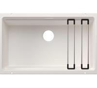 BLANCO ETAGON 500-U pour composants de couleur Evier à encastrer SILGRANIT blanc à partir de 60 cm sansde vidage, avec accessoires