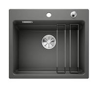 BLANCO ETAGON 6 - Évier de Cuisine en Céramique pour Meubles Bas de 60 cm de Large - Céramique - Gris - 525161